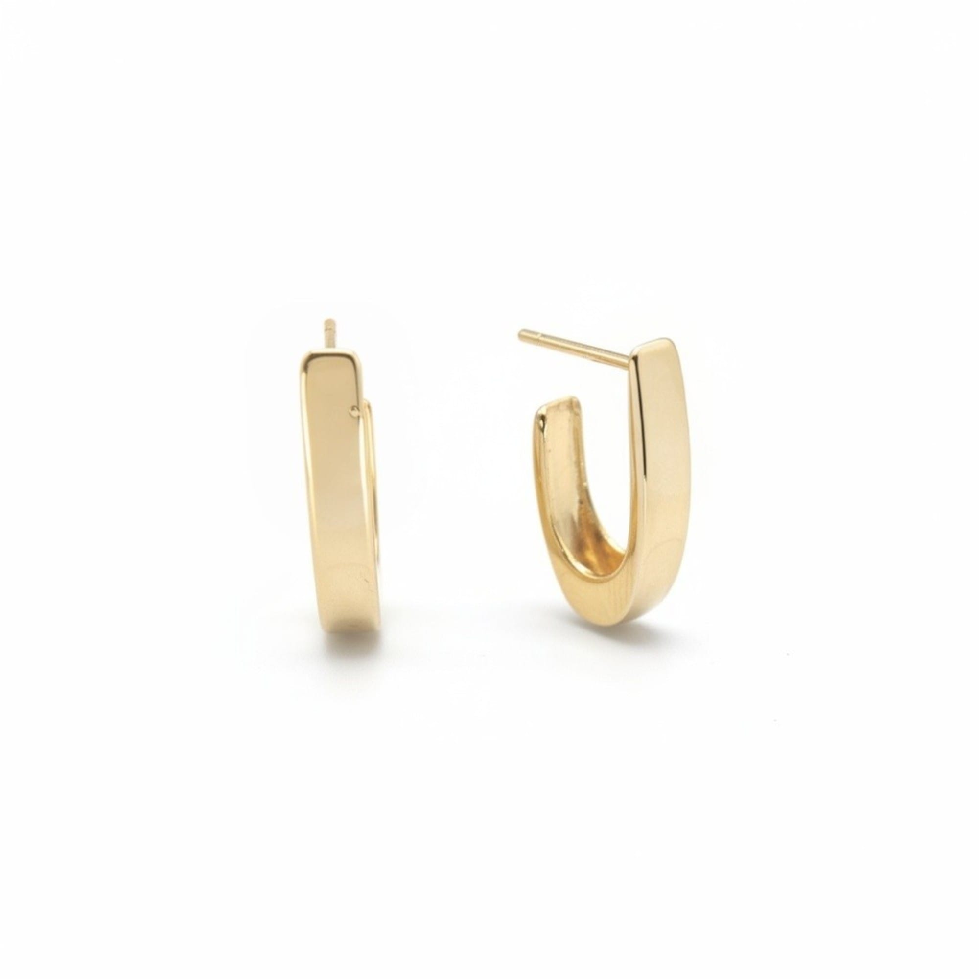 Brinco Argola Oval Dourado