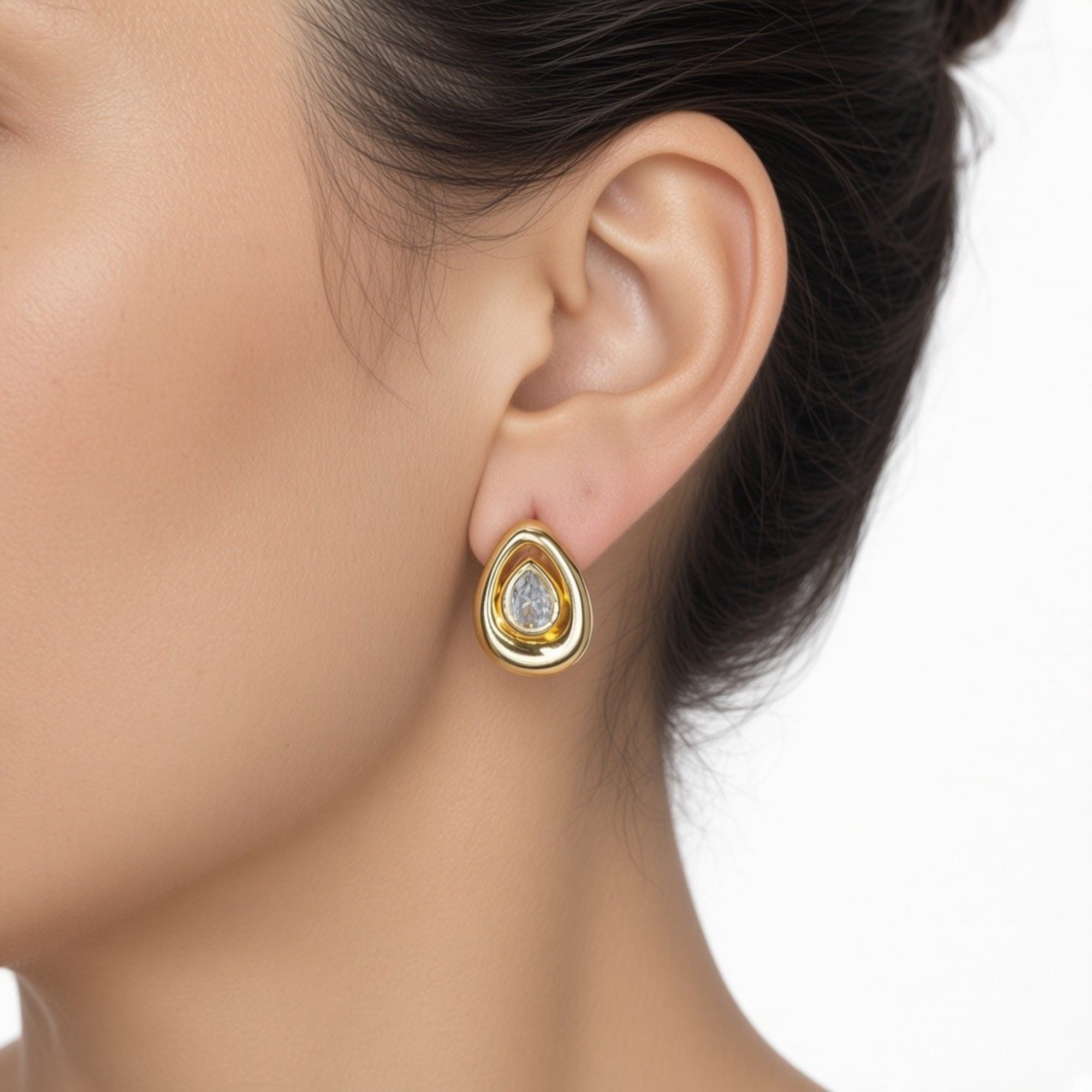 Brinco Gota Dourado – imagem 2