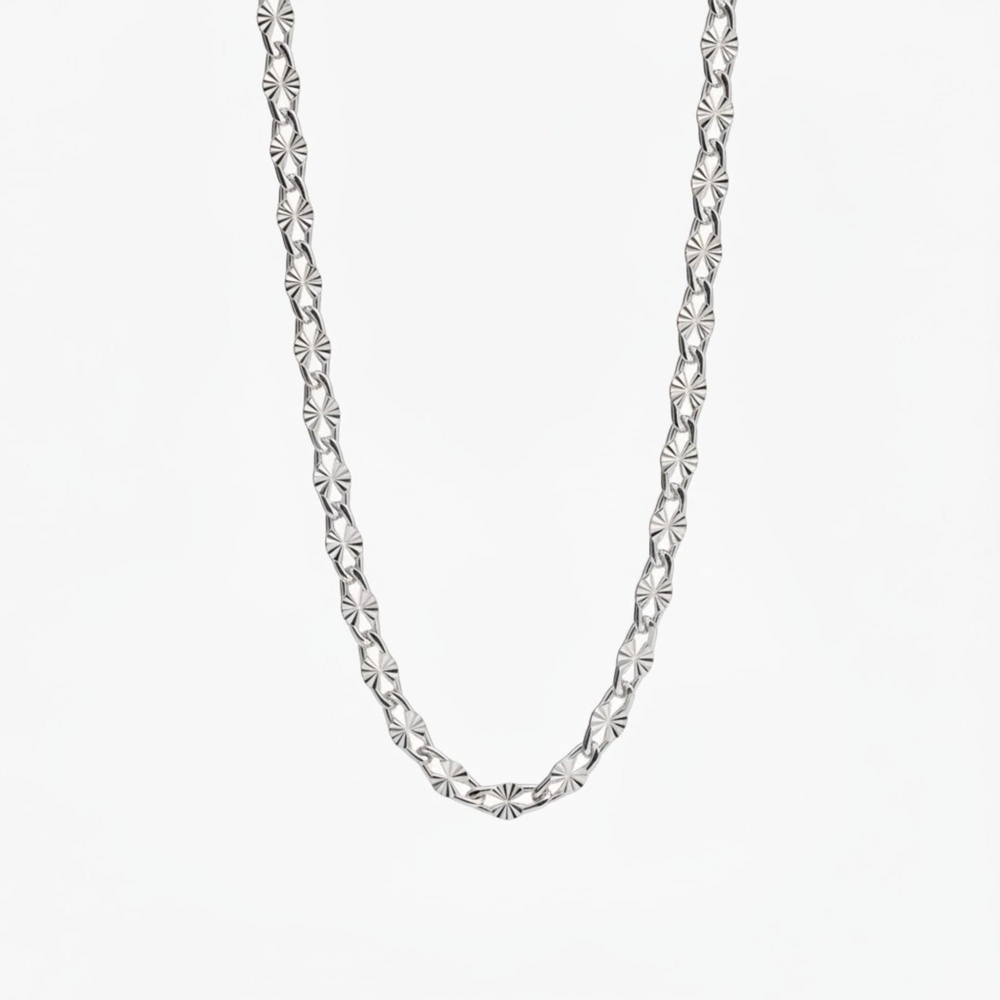 Choker Piastrine Diamantada Prateado – imagem 2