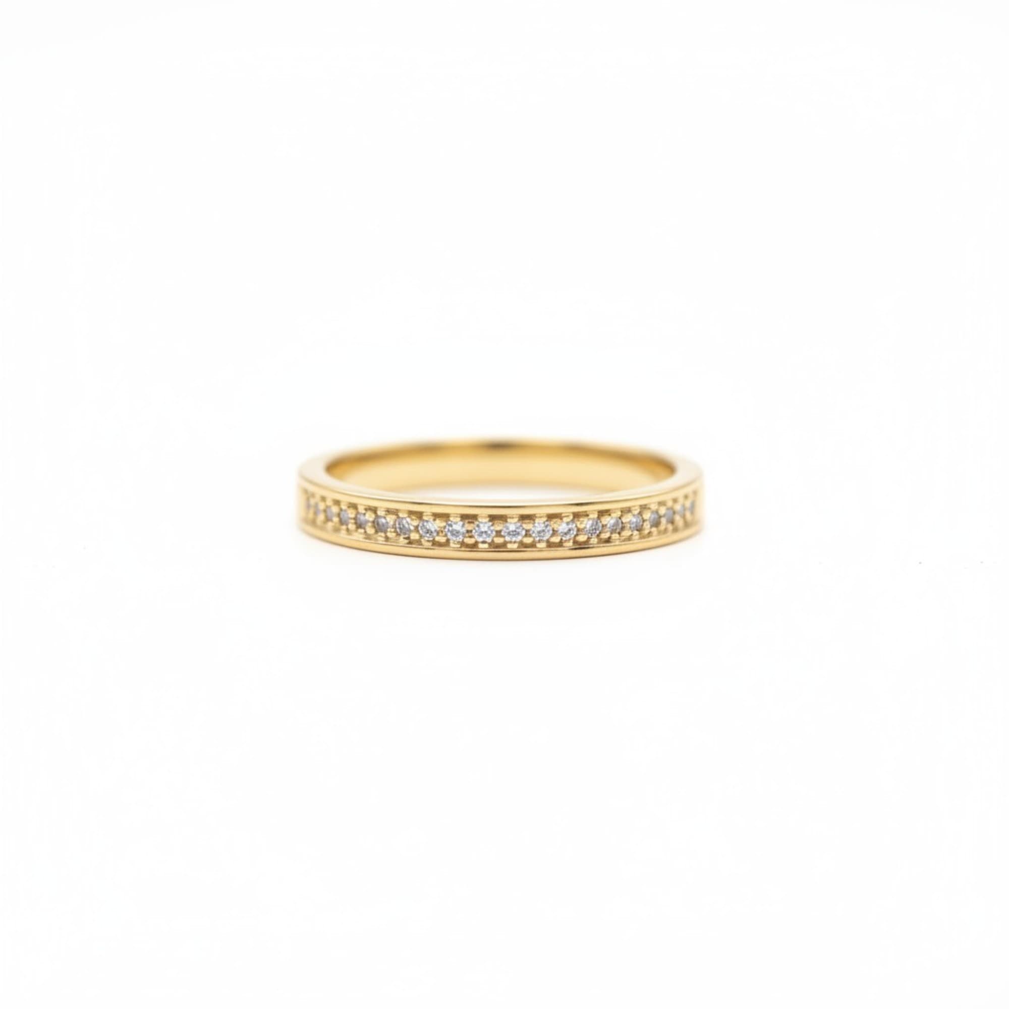 Anel Aparador Cravejado Dourado